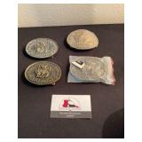 1970s Heston NFR buckles