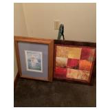 Basket and wall decor