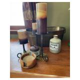 Candles, stoneware, decor