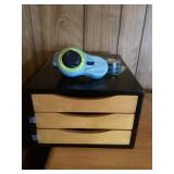 Book, label Maker and Walkman