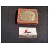 Knoxville Iowa belt buckle