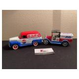 Pepsi die cast truck bank and truck