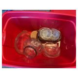 Dishes, kitchenware/ tote not included