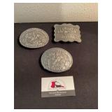 1980ï¿½s Heston NFR buckles