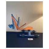 Vintage Buddy L Junior excavator ride on toy