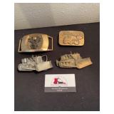 Collectable belt buckles