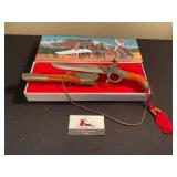 Gun fixed blade knife