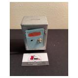 Antique toy thrift dial bank