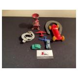 Tootsie toy, cast iron and misc antique toys