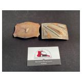 Vintage belt buckles