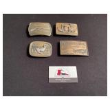 Winchester and Remington belt buckles