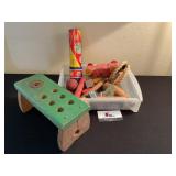 Vintage wood toys