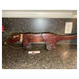 Wooden Pull Along Weiner Dog