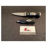 Damascus short sword