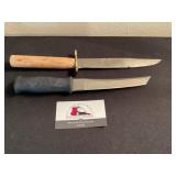 Fixed blade knives/ one is Chipway cutlery