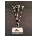 Stainless steel skewers