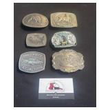 Collectable belt buckles