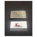 Kent feed belt buckle