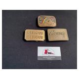 Collectable belt buckles