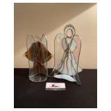 Shakesphere glass stained glass angels
