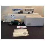 Die cast bus and 1932 ford