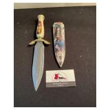 Goddess warrior knife