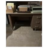 Small metal desk