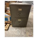 Two drawer Vintage Shaw Walker, heavy duty file