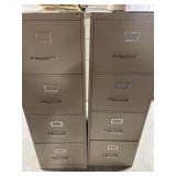 2 file cabinets