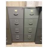2 large file cabinets