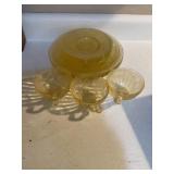 Yellow depression glass