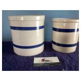 Roseville stoneware canister