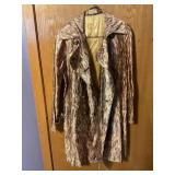 Custom made full length satin jacket