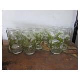 Decorative Queen Anne Flower Glasses
