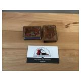 Brass matchbook holders