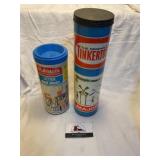 Tinker toys and blocks