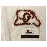 Amber beads, necklace