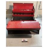 Metal tool box with untested misc tools