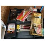 Chain saw chains, oil and supplies