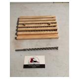 Wood boring auger drill bit