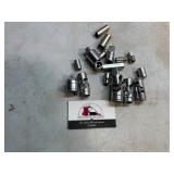Joint sockets , one is snap on 1/4 in drive 10 ,