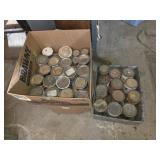 Cans of Stain and Polyurethane