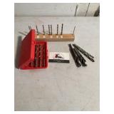 Various drill bits
