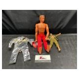 1975 General Mills and Mega Corp Action Figures