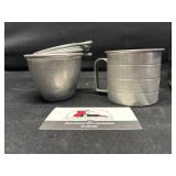 Vintage Metal Measuring Cups