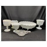White Glass Dishes