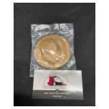 3 inch bronze Nixon metal 1969