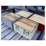 Four Bee Boxes/ Hives