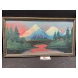 Canvas Painting By Mike