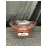 Pink Depression Glass Bowl